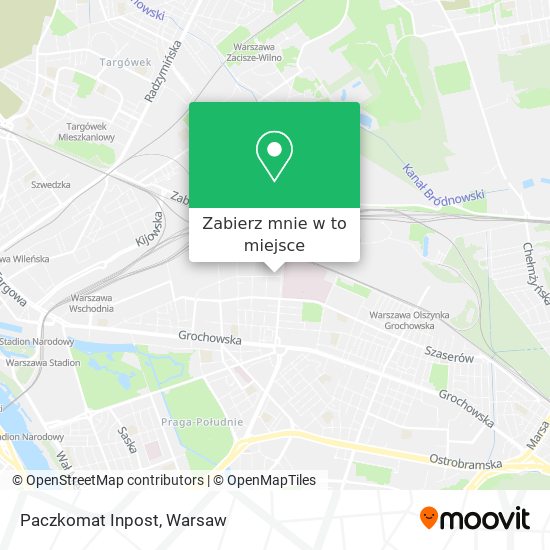 Mapa Paczkomat Inpost