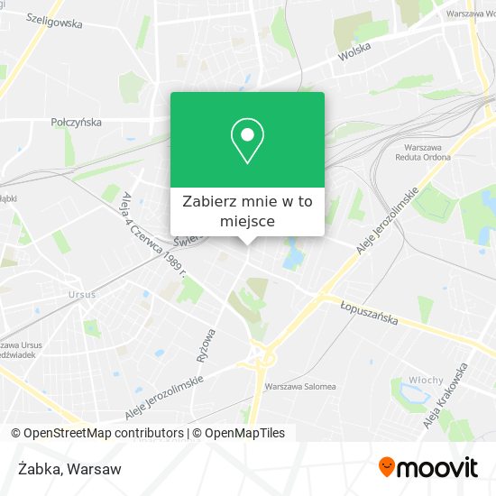 Mapa Żabka