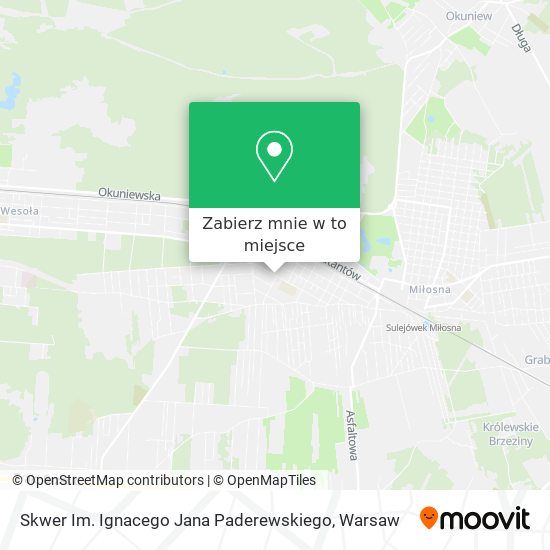 Mapa Skwer Im. Ignacego Jana Paderewskiego