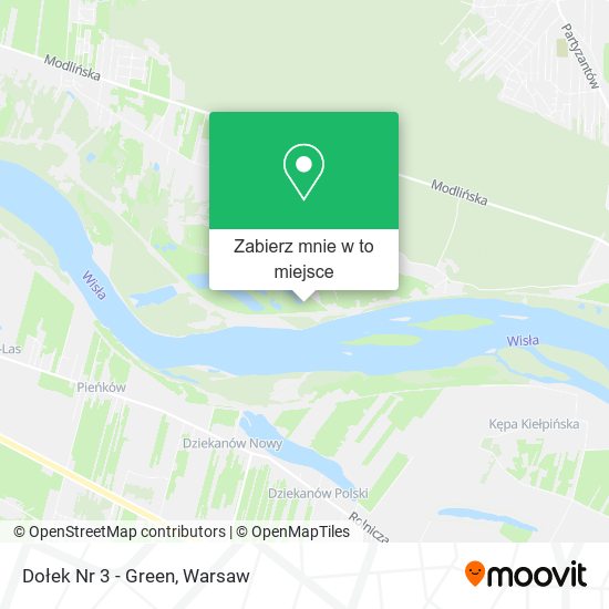 Mapa Dołek Nr 3 - Green