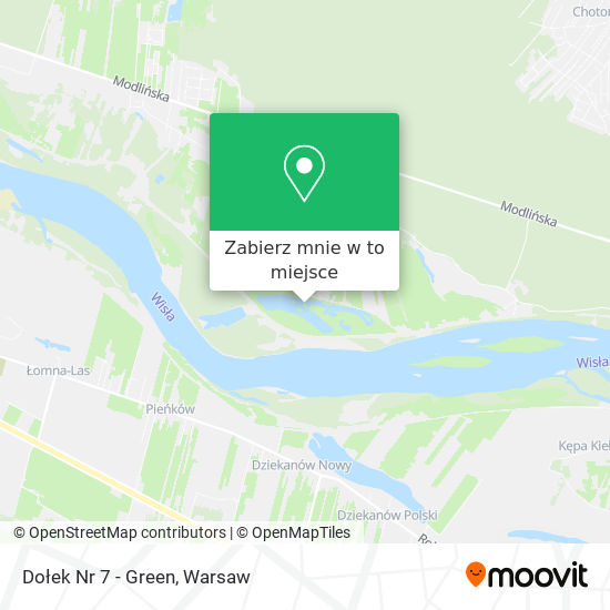 Mapa Dołek Nr 7 - Green