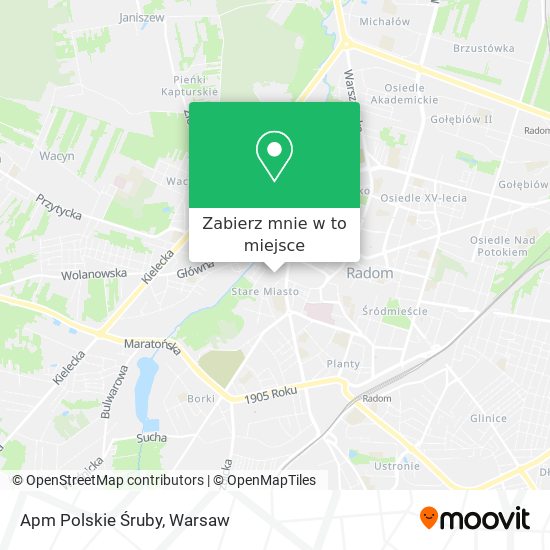 Mapa Apm Polskie Śruby