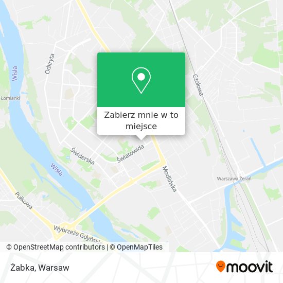 Mapa Żabka