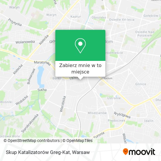 Mapa Skup Katalizatorów Greg-Kat