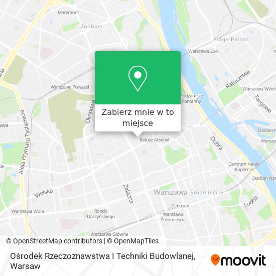 Mapa Ośrodek Rzeczoznawstwa I Techniki Budowlanej