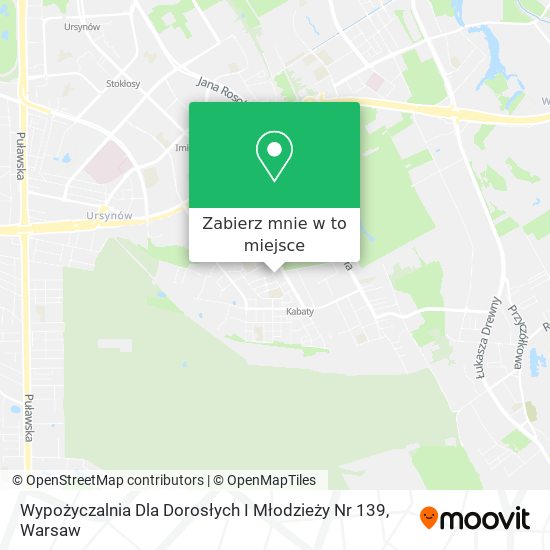 Mapa Wypożyczalnia Dla Dorosłych I Młodzieży Nr 139