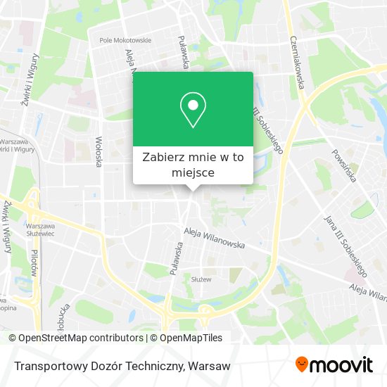 Mapa Transportowy Dozór Techniczny