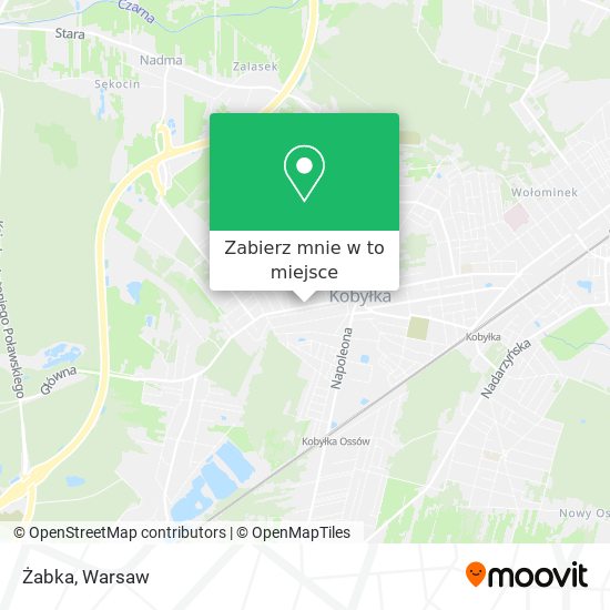 Mapa Żabka