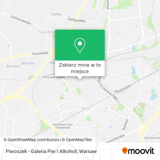 Mapa Piwoszek - Galeria Piw I Alkoholi