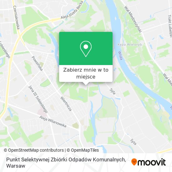 Mapa Punkt Selektywnej Zbiórki Odpadów Komunalnych