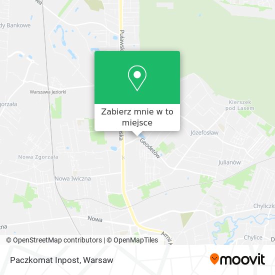 Mapa Paczkomat Inpost