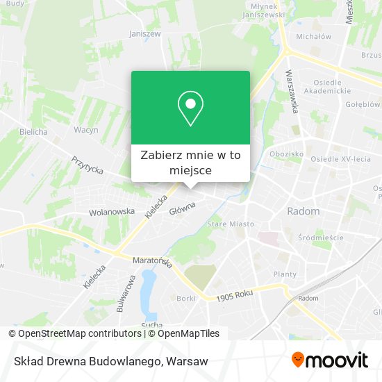 Mapa Skład Drewna Budowlanego