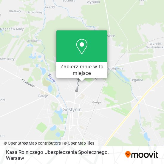 Mapa Kasa Rolniczego Ubezpieczenia Społecznego