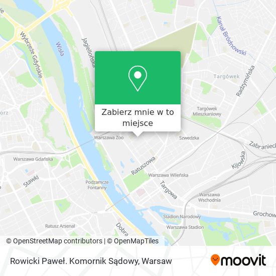 Mapa Rowicki Paweł. Komornik Sądowy