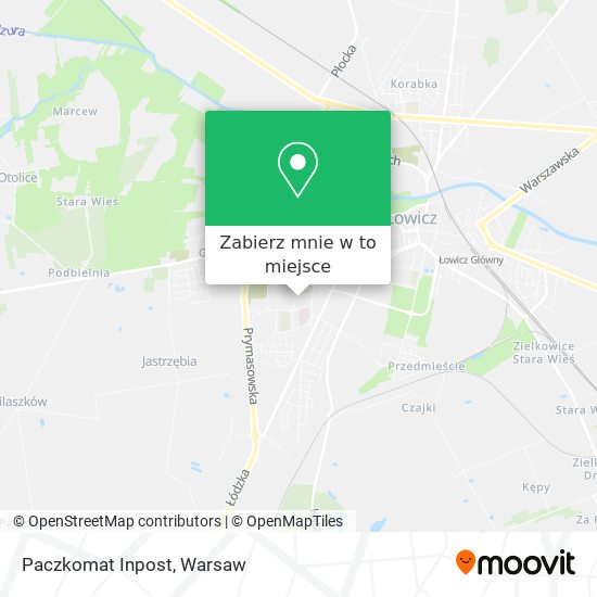 Mapa Paczkomat Inpost