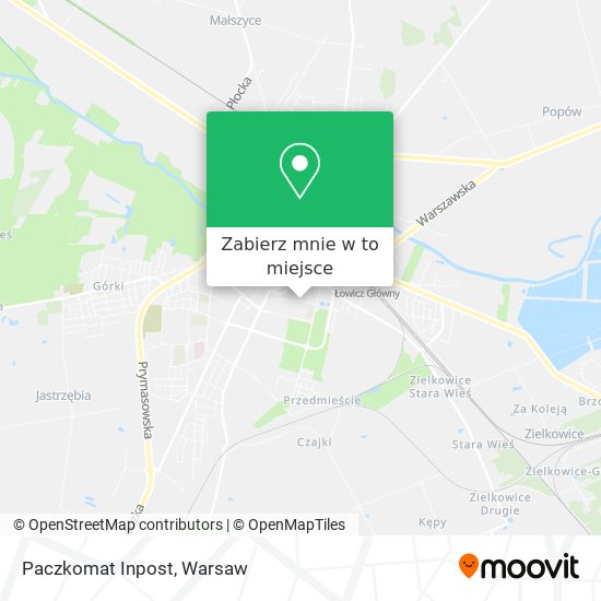 Mapa Paczkomat Inpost