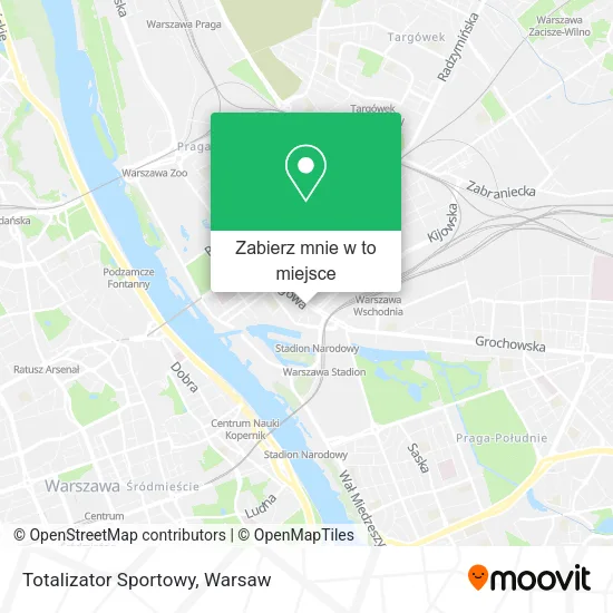 Mapa Totalizator Sportowy