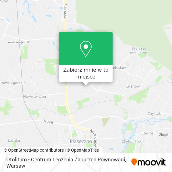 Mapa Otolitum - Centrum Leczenia Zaburzeń Równowagi