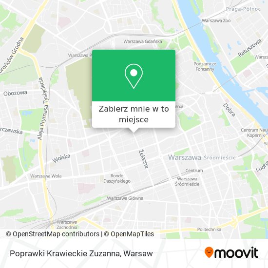 Mapa Poprawki Krawieckie Zuzanna