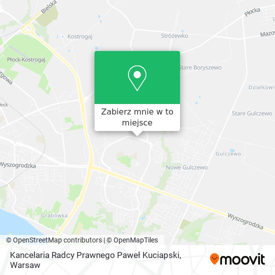 Mapa Kancelaria Radcy Prawnego Paweł Kuciapski