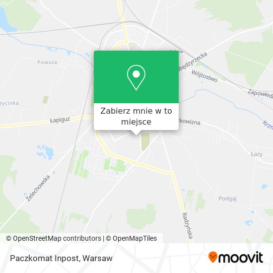 Mapa Paczkomat Inpost