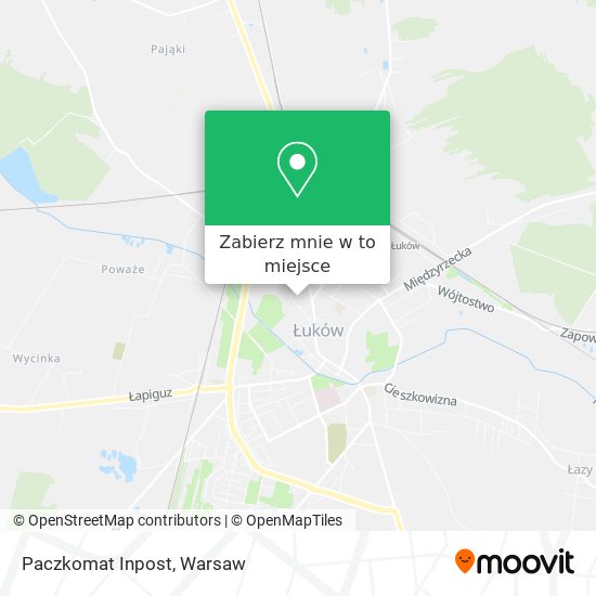 Mapa Paczkomat Inpost