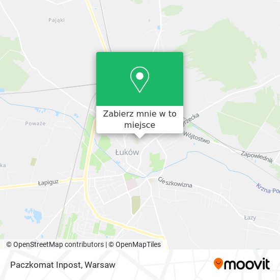 Mapa Paczkomat Inpost