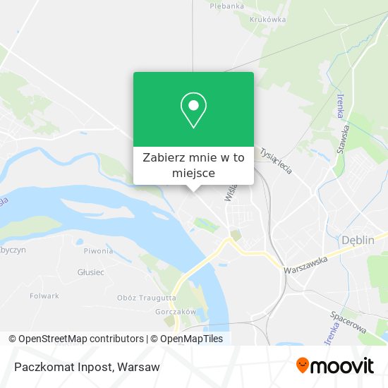 Mapa Paczkomat Inpost