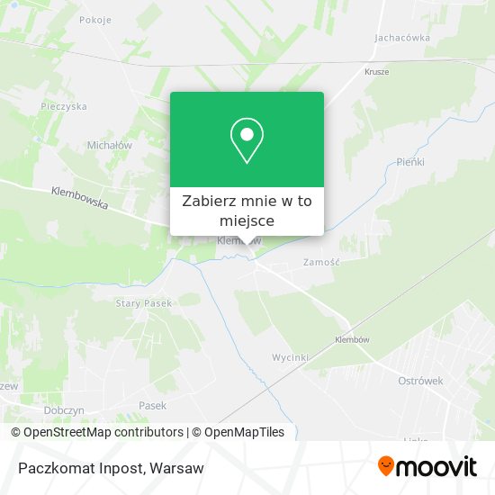 Mapa Paczkomat Inpost