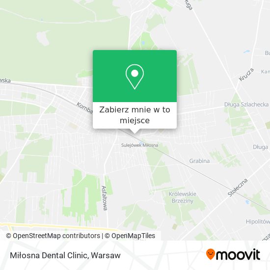 Mapa Miłosna Dental Clinic