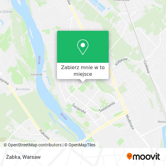 Mapa Żabka