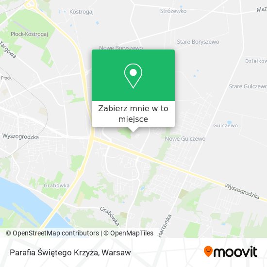 Mapa Parafia Świętego Krzyża