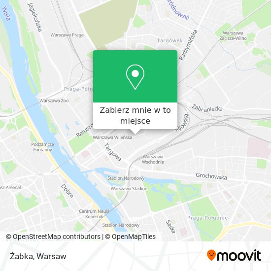 Mapa Żabka