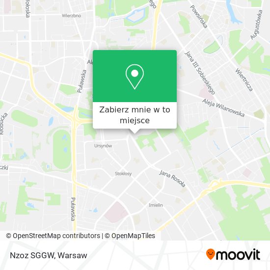 Mapa Nzoz SGGW