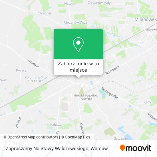 Mapa Zapraszamy Na Stawy Walczewskiego