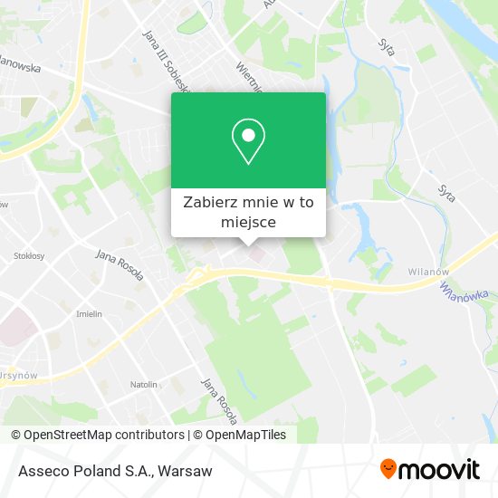 Mapa Asseco Poland S.A.