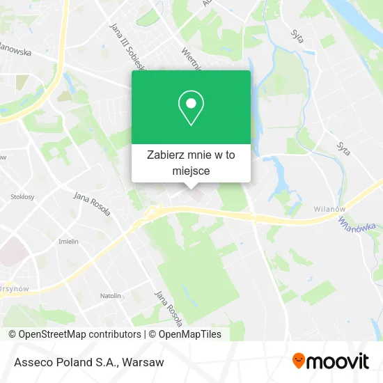 Mapa Asseco Poland S.A.