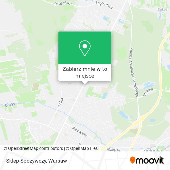 Mapa Sklep Spożywczy