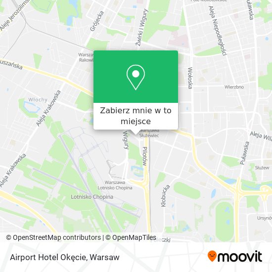 Mapa Airport Hotel Okęcie