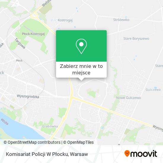 Mapa Komisariat Policji W Płocku