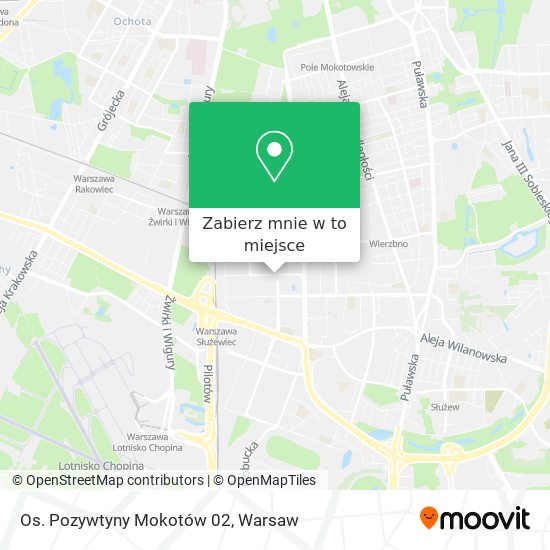 Mapa Os. Pozywtyny Mokotów 02