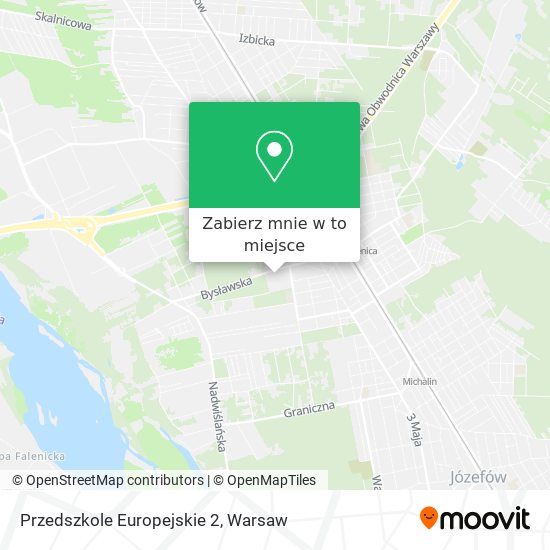 Mapa Przedszkole Europejskie 2