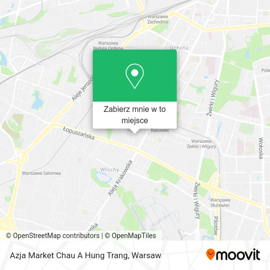 Mapa Azja Market Chau A Hung Trang