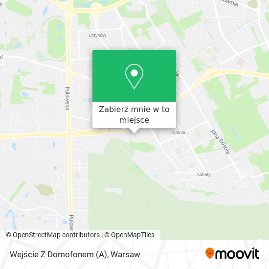 Mapa Wejście Z Domofonem (A)