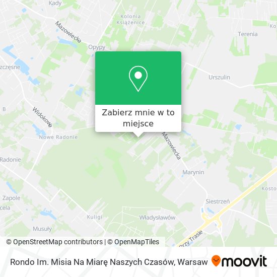 Mapa Rondo Im. Misia Na Miarę Naszych Czasów