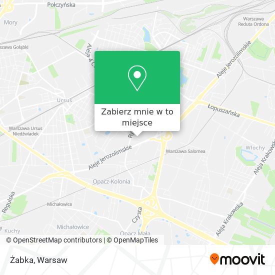 Mapa Żabka