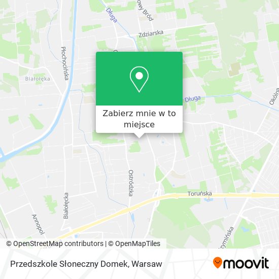 Mapa Przedszkole Słoneczny Domek