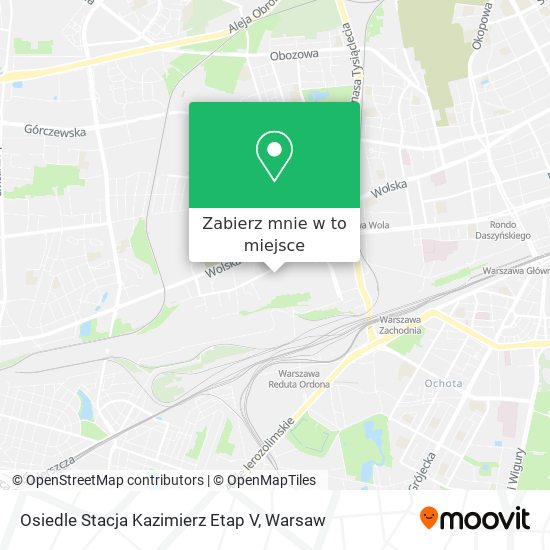 Mapa Osiedle Stacja Kazimierz Etap V