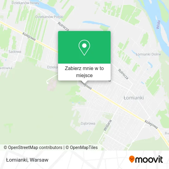 Mapa Łomianki