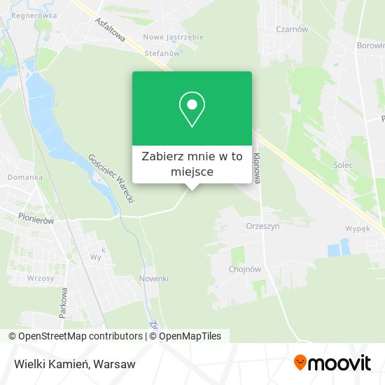 Mapa Wielki Kamień